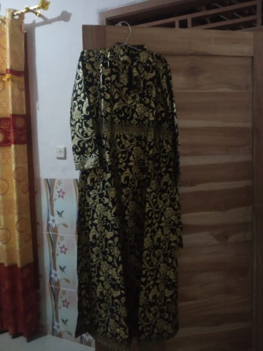 Batik Couple Keluarga Sania Ruffle Ori Ndoro Jowi Dnt Motif Prada Bakung