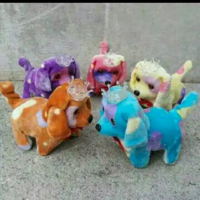 MAINAN ANJING BATRAI BISA JALAN DAN ADA LAMPU