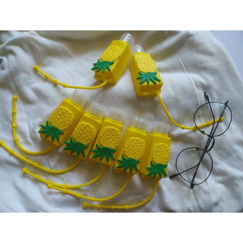 (Sudah ada isi Gel 30 mL) Holder Hand Sanitizer / Silicone Hand Sanitizer / Gantungan Handsanitizer