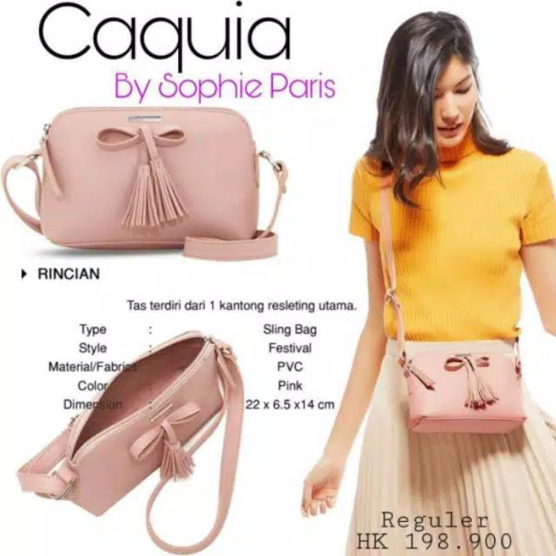 tas caquia bag sophieparis free lip cheek eye seharga 48.000