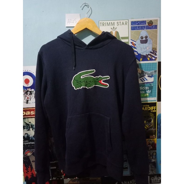 hoodie lacoste big logo