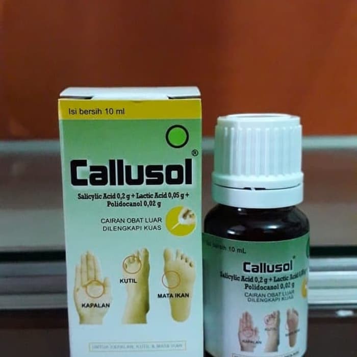 READY CALLUSOL 10ML OBAT MATA IKAN KUTIL DAN KAPALAN