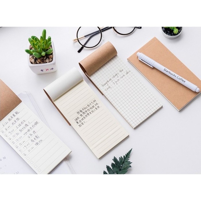 

[RESTOCK] Memo To Do List Kecil Notebook Simple Minimalist - BERGARIS