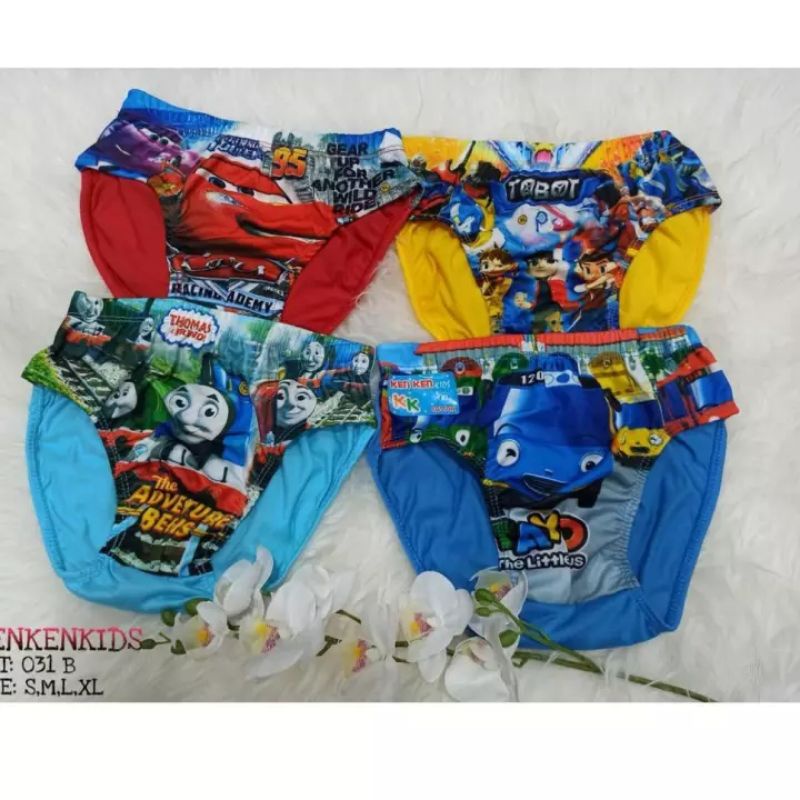 PROMO 6 PCS CELANA DALAM ANAK LAKI LAKI - KANCUT ANAK MOTIF KARAKTER