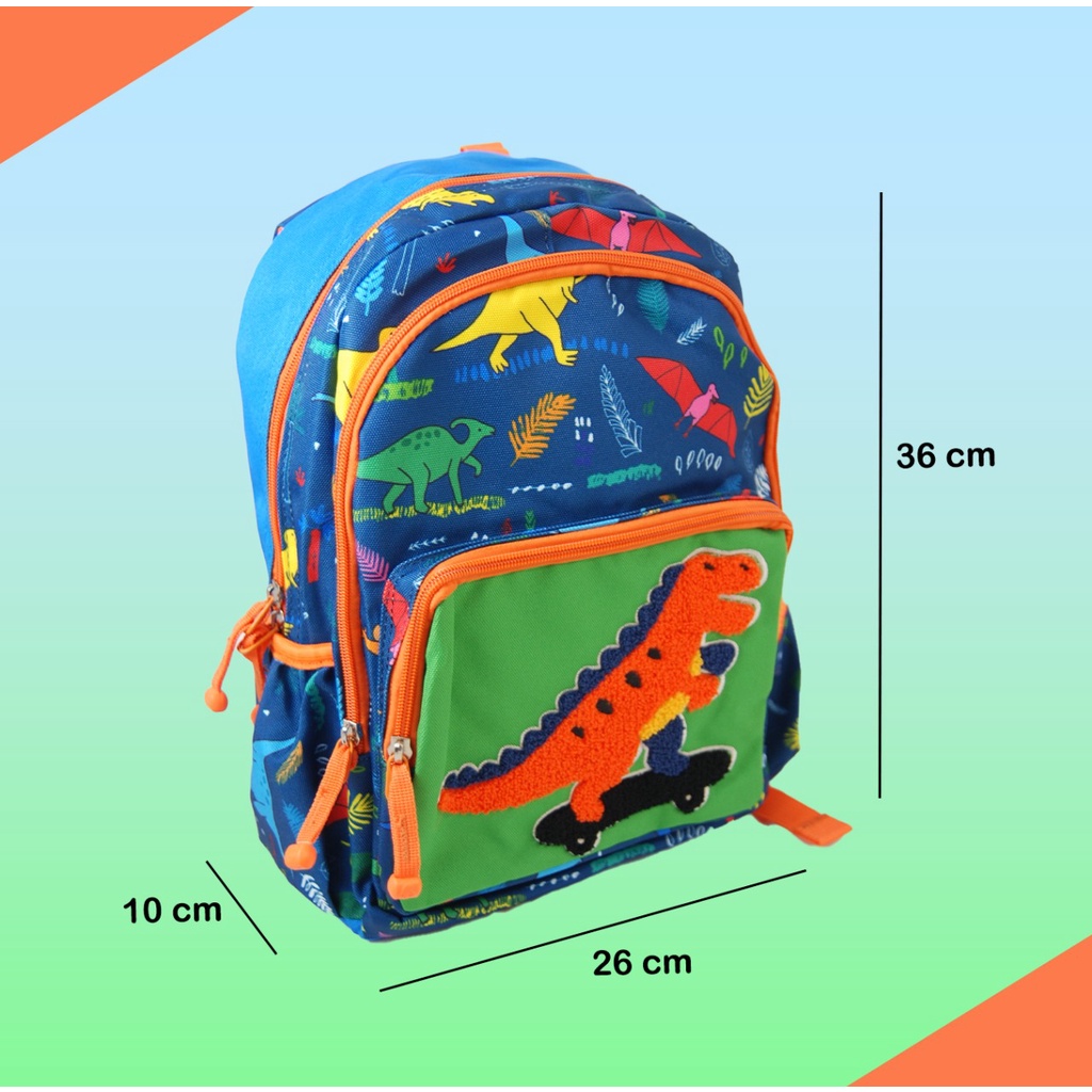 TAS RANSEL ANAK SEKOLAH DINO T0077