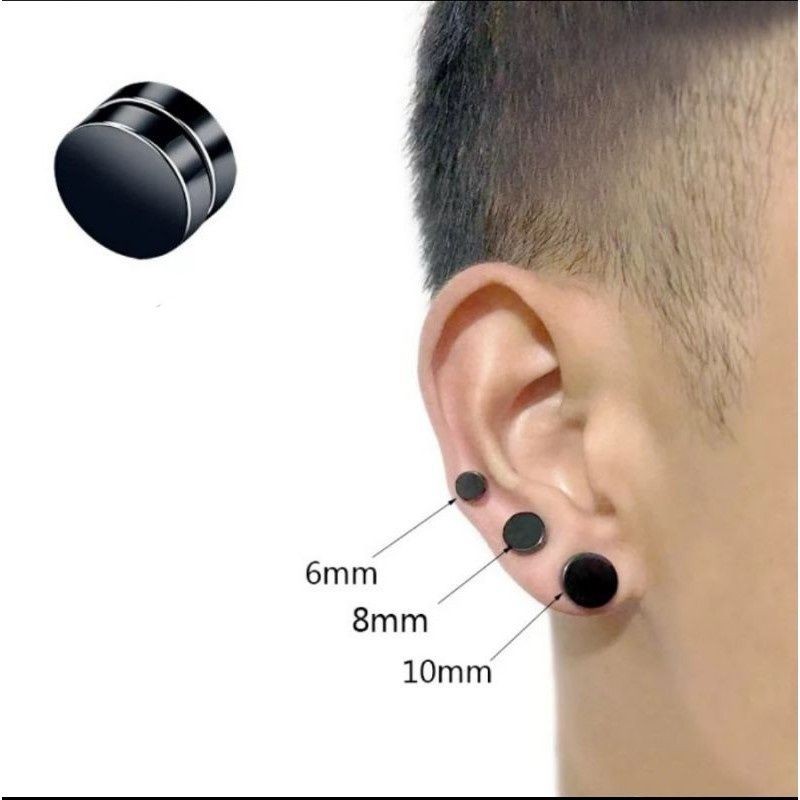 ANTING MAGNET KOREA  TANPA LUBANG TINDIK ANTING MAGNET PRIA WANITA