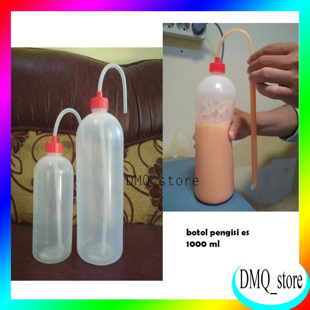 Botol Serbaguna Pengisi Plastik Kemasan Es 1000 ml / Plastik Es / Plastik Es Wawan