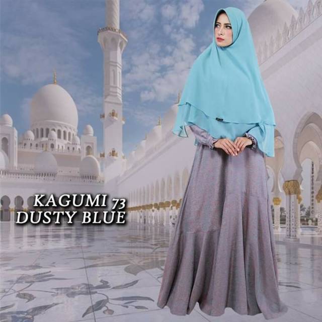 Gamis ETHICA KAGUMI 73 Dusty Blue || Ethica Seply