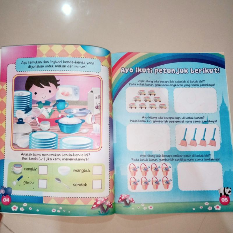 buku games book for creative dan smart kids full colour 56 halaman (21×28cm)