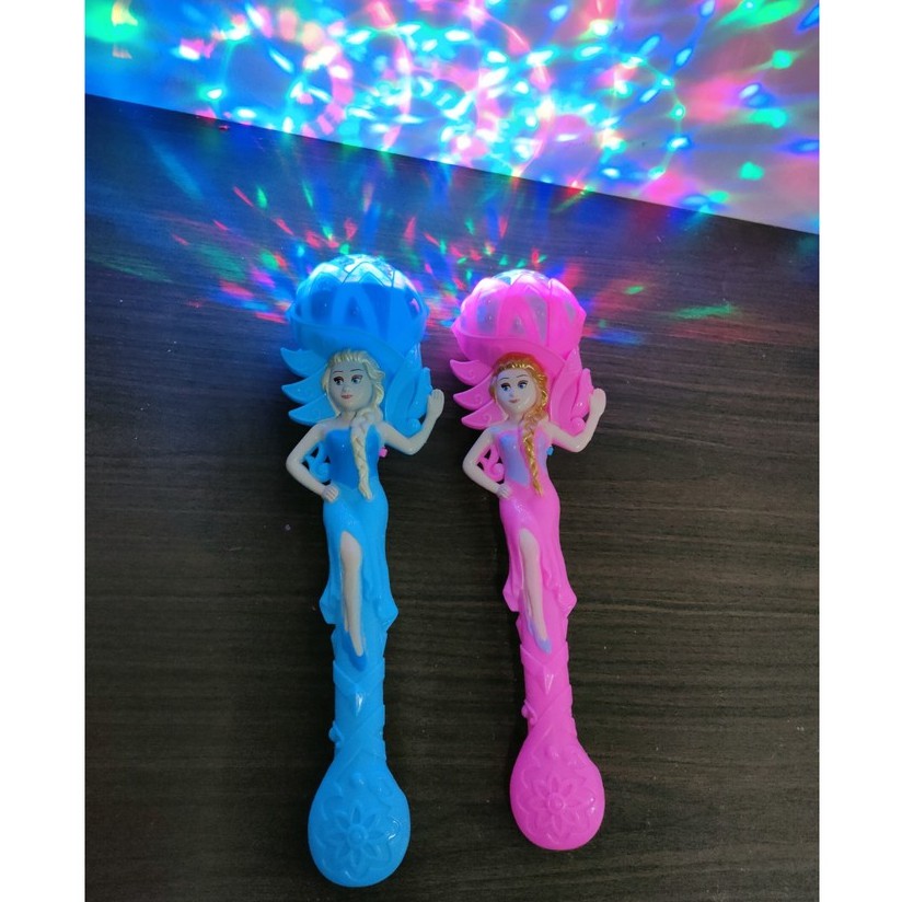 Mainan Tongkat Frozen Musik dan Lampu Disko