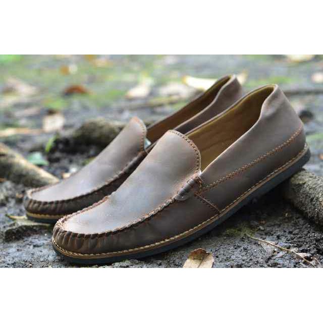 SEPATU PIEDE THE GOOD 90S BROWN KULIT PULL