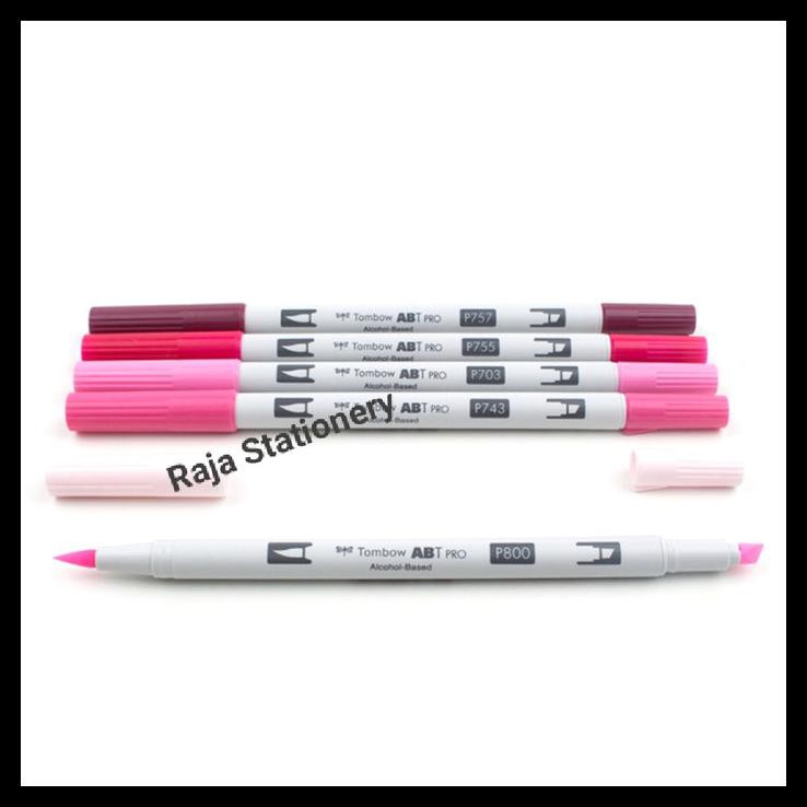 

Tombow Abt Pro Pink Tones Dual Brush Pen Set / Spidol Warna