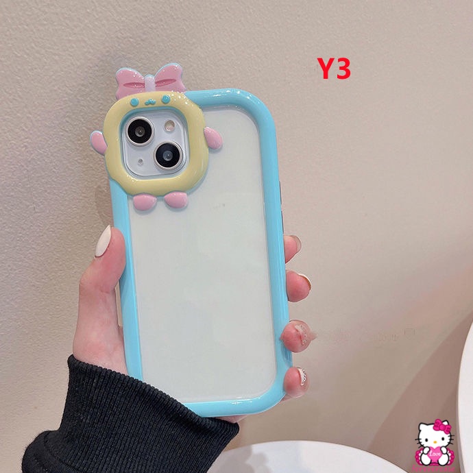 Soft Case Motif Monster Kecil 3D Warna Permen Macaron Untuk IPhone 7 8 Plus 11 8 Plus 13 12 11 Pro Max 7 8 6 6s Plus XR