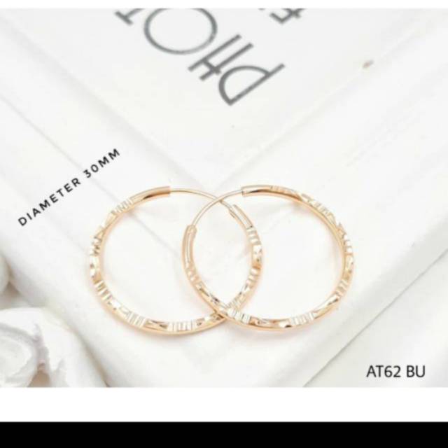 Antingan bulat gold xuping lapis emas L3