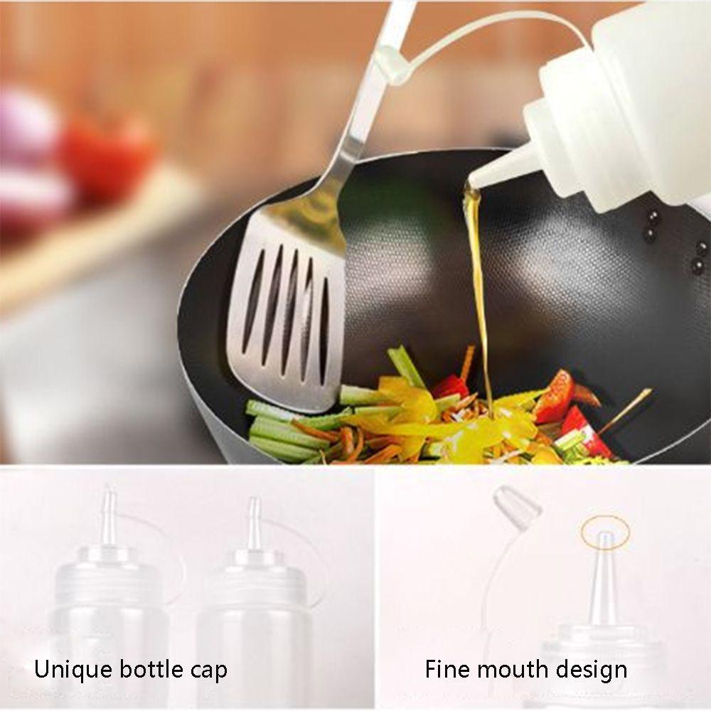 Top Squeeze Sauce Bottle Gadget Rumah Tangga Alat Dekorasi Bumbu Aksesoris Dapur Condiment Squeeze Bottles