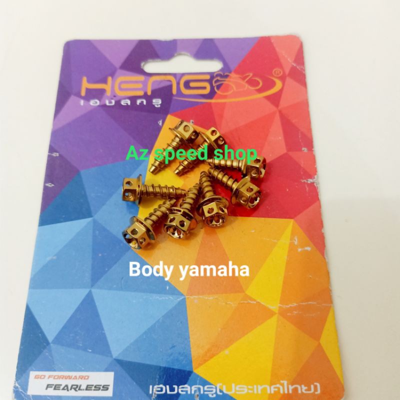 baut body probolt gold flower drat kasar yamaha mio fino soul nmax heng thailand harga satuan