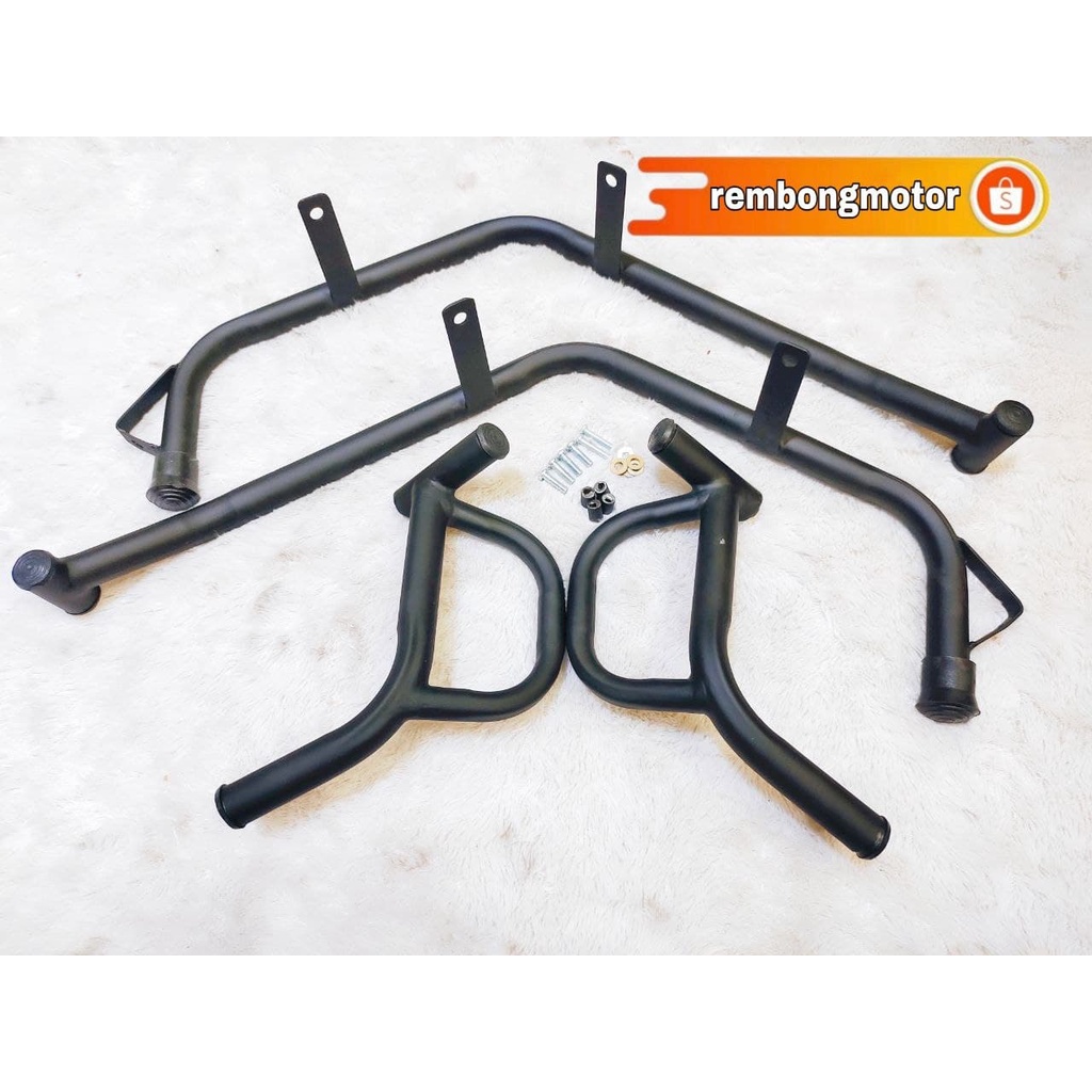 CRASH BAR HONDA ADV 150 / FULL SET PELINDUNG BODY HONDA ADV 150 CC WARNA HITAM