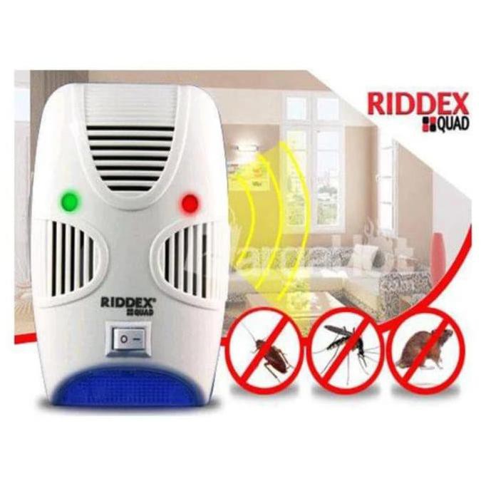 Buruan Beli.. Riddex Quad - Alat Pengusir Hama Miltigiuna Electric Magnetic/