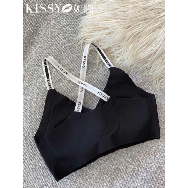 Kissy Bra Sport / Wanita Pakaian Dalam Set / Sport Bra / Bra Tanpa Kawat