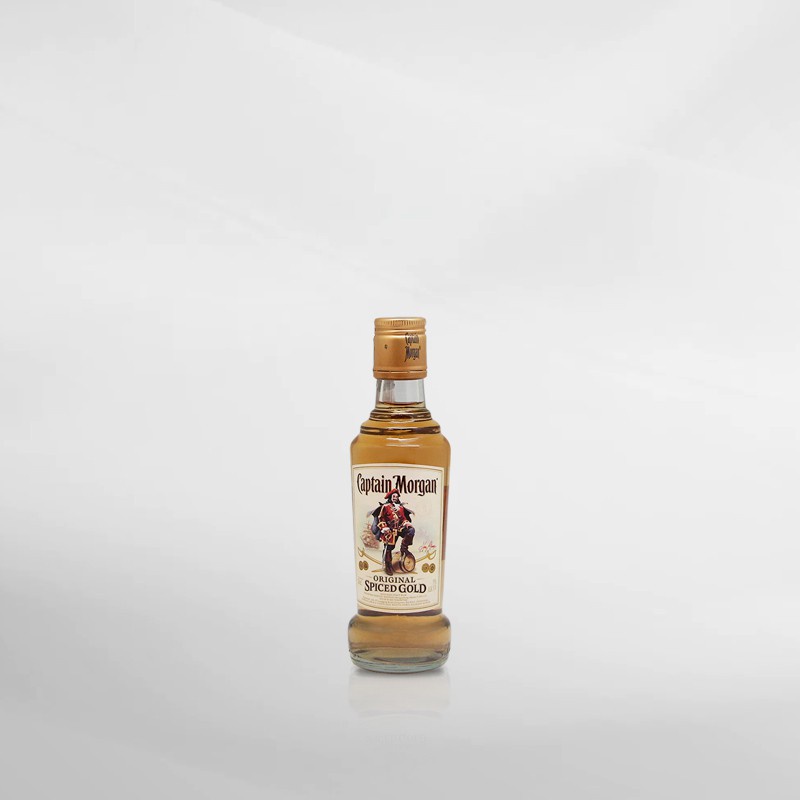 Rum Captain Morgan Gold 200 Ml ( Original &amp; Resmi By Vinyard )