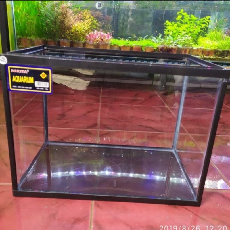 Jual Aquarium Aklirik Aquarium Nikita Size M 36x22x26 Cm Shopee Indonesia