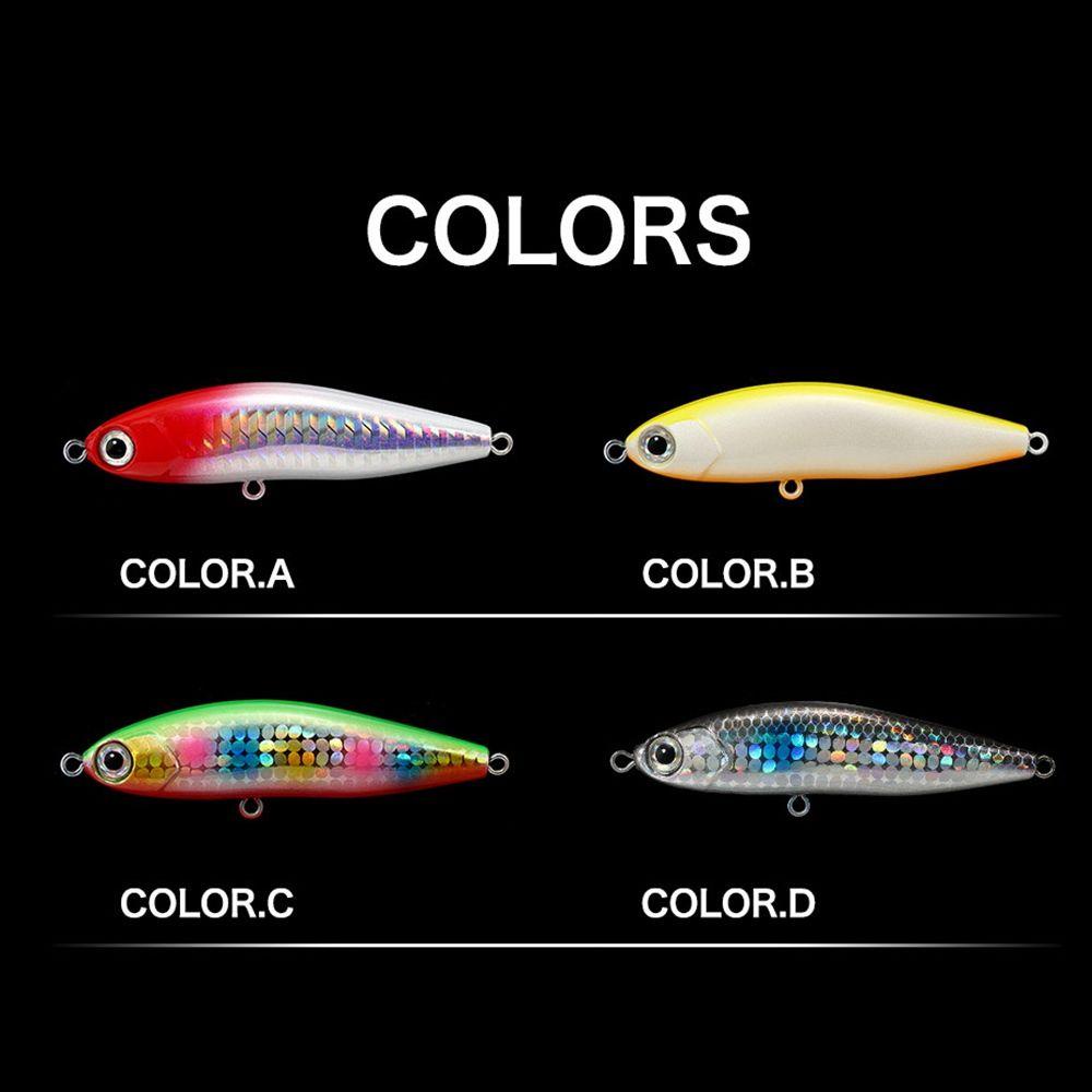 TOP Umpan Ikan Kecil Tenggelam Pensil Outdoor Crankbaits Tackle Minnow Lures