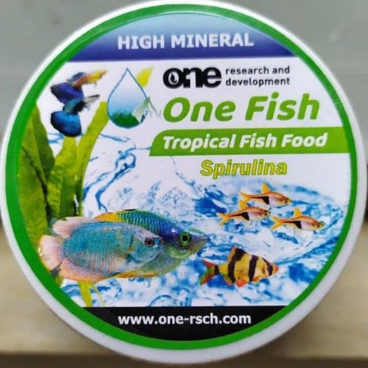 Makanan ikan One fish Spirulina / Pakan ikan / Pelet ikan / Aquarium Aquascape