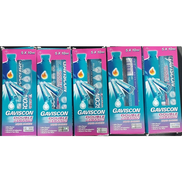 Gaviscon Double Action Satchet Liquid Gastric Maag 25pc