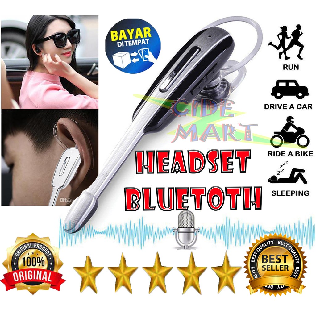 [BISA COD] HEADSET BLUETOOTH HM1000 / EARPHONE ANDROID BLUETOOTH HM1000