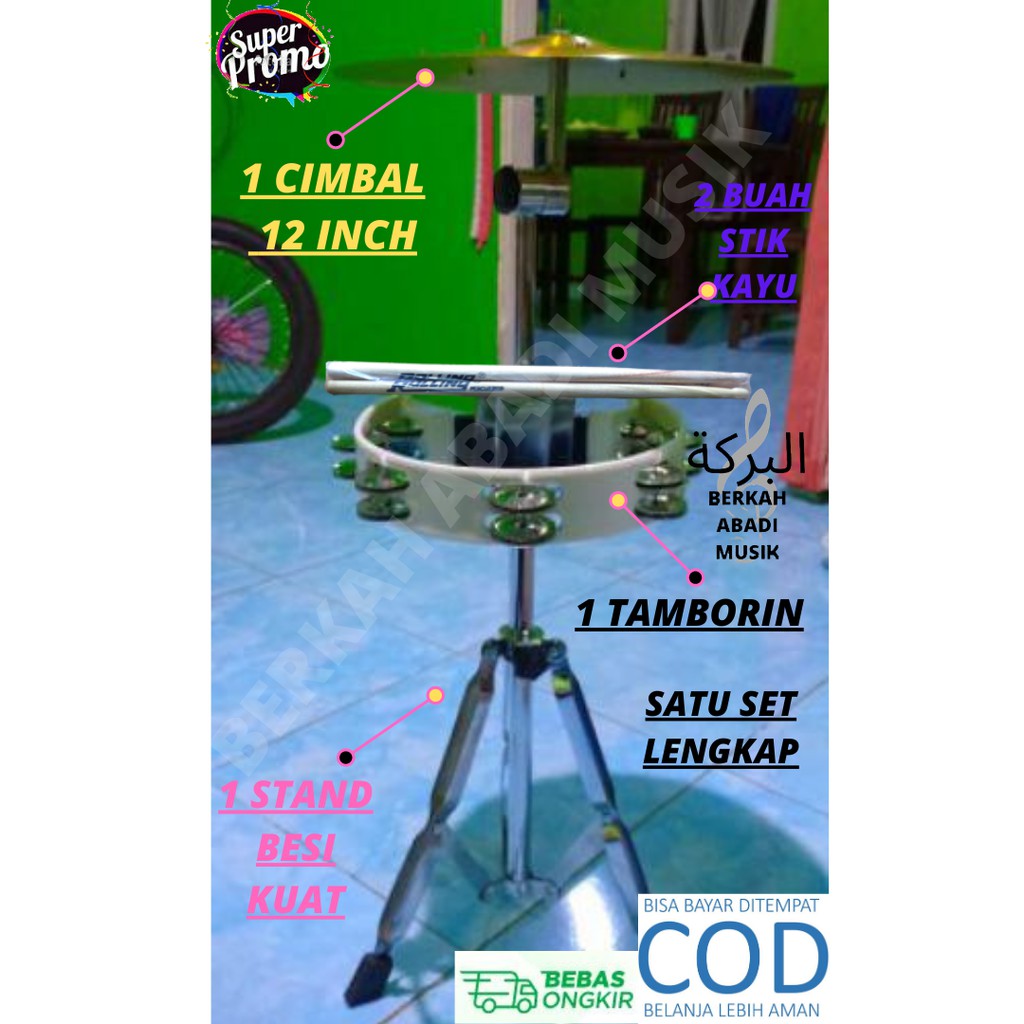 Simbal Markis Marawis Cymbal marawis Stand Cimbal markis marawis satu set Symbal marawis ful set