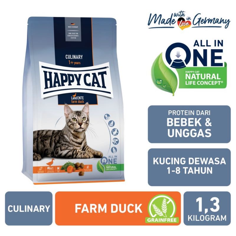 Happy Cat Culinary Farm Duck﻿ (LandEnte) 1.3kg