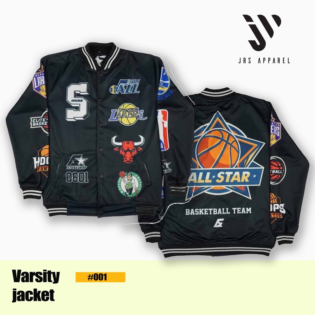 varsity jacket vintage baseball jaket baseball varsity pria wanita All Start