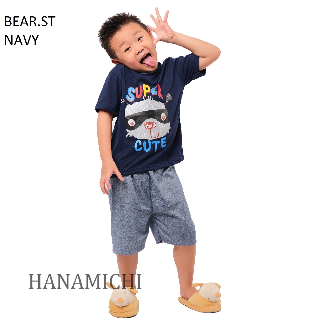 Hanamichi BEAR.ST Setelan Anak Lengan Pendek