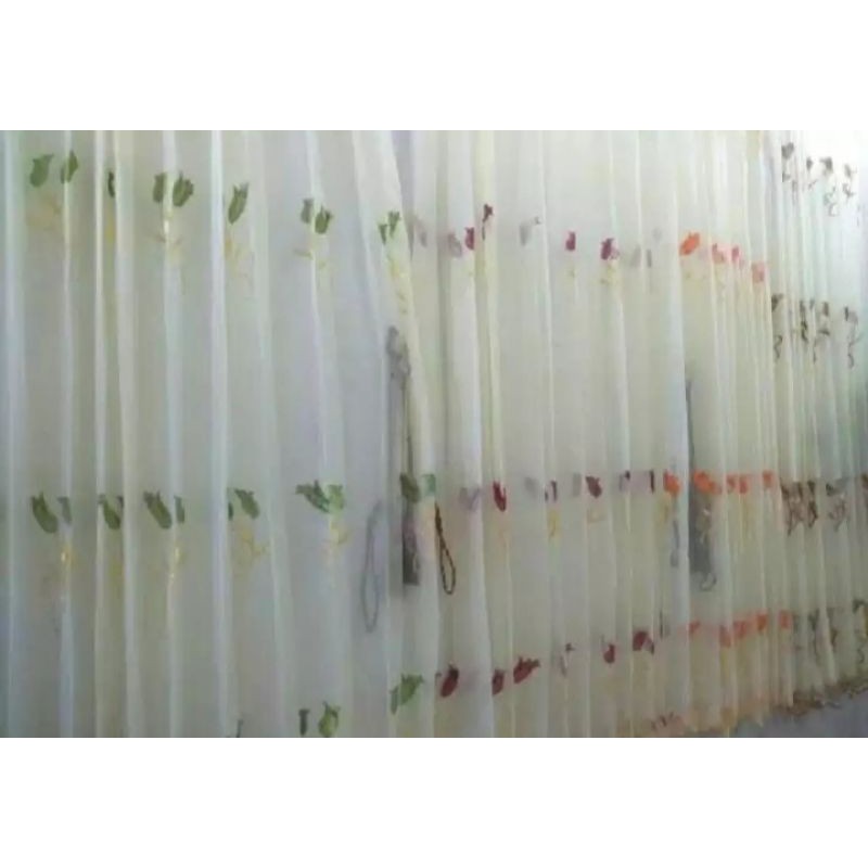 MURAH.Vitrase tulip bordir.Vitrase gorden.Dalaman gorden