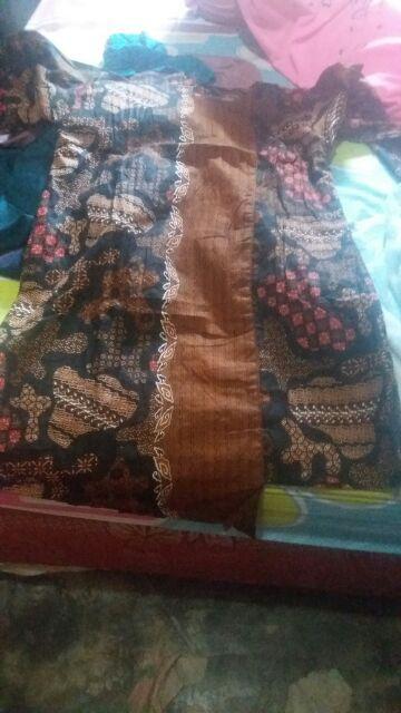 Batik Dolby Dolbi Dobby Doby Tenun Sutra Tulis Katun Atbm Baron Atasan Batik Wanita Sogan