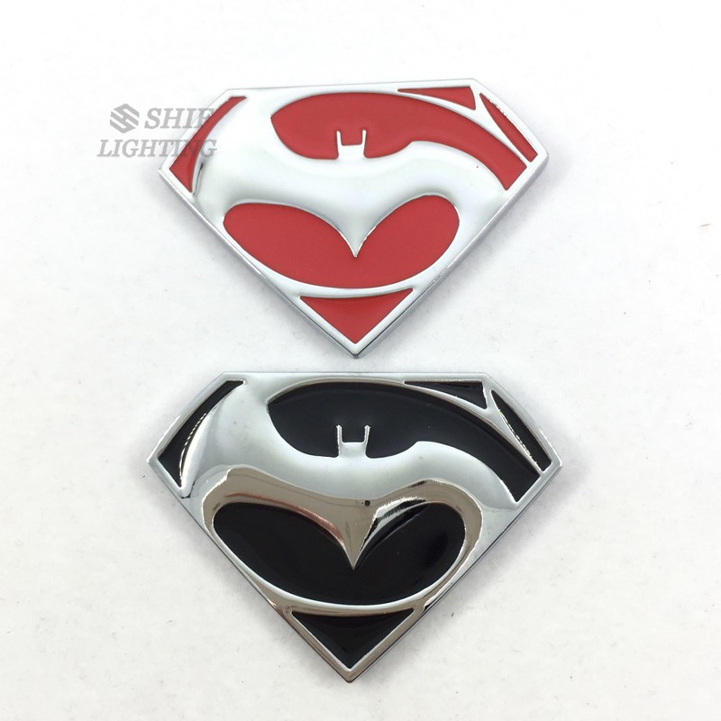 Stiker Emblem Logo Batman Dark Knight Bahan Metal Untuk Mobil / Motor