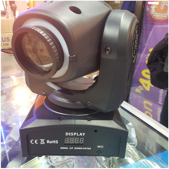 Lampu beam mini led moving head stage light 30 watt