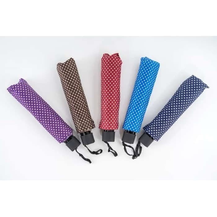 Payung Lipat Polkadot. Elegant Chic Trendy Gaya Fashion Pattern unik