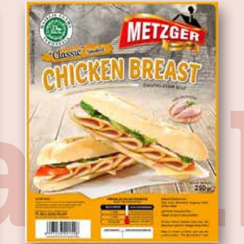 

Classic Smoked Chicken Breast Slice Metzger HALAL