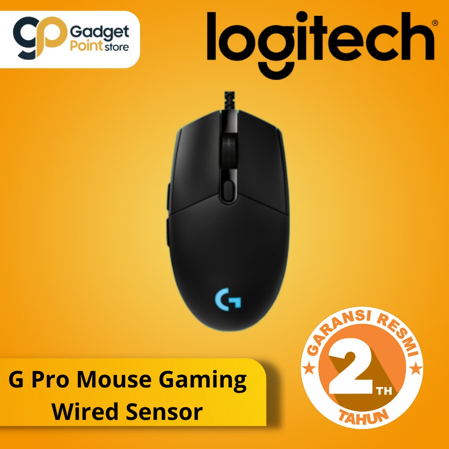 Logitech G Pro Hero Wired Mouse Mouse Gaming Kabel - Garansi Resmi 2Th