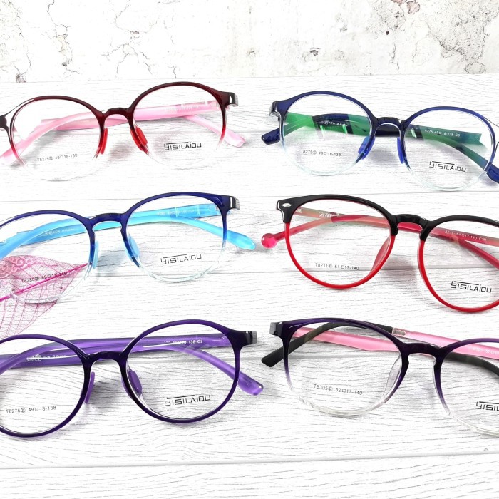 Kacamata frame anak kacamata anak fashion kacamata anak premium kacamata anak gagang warna