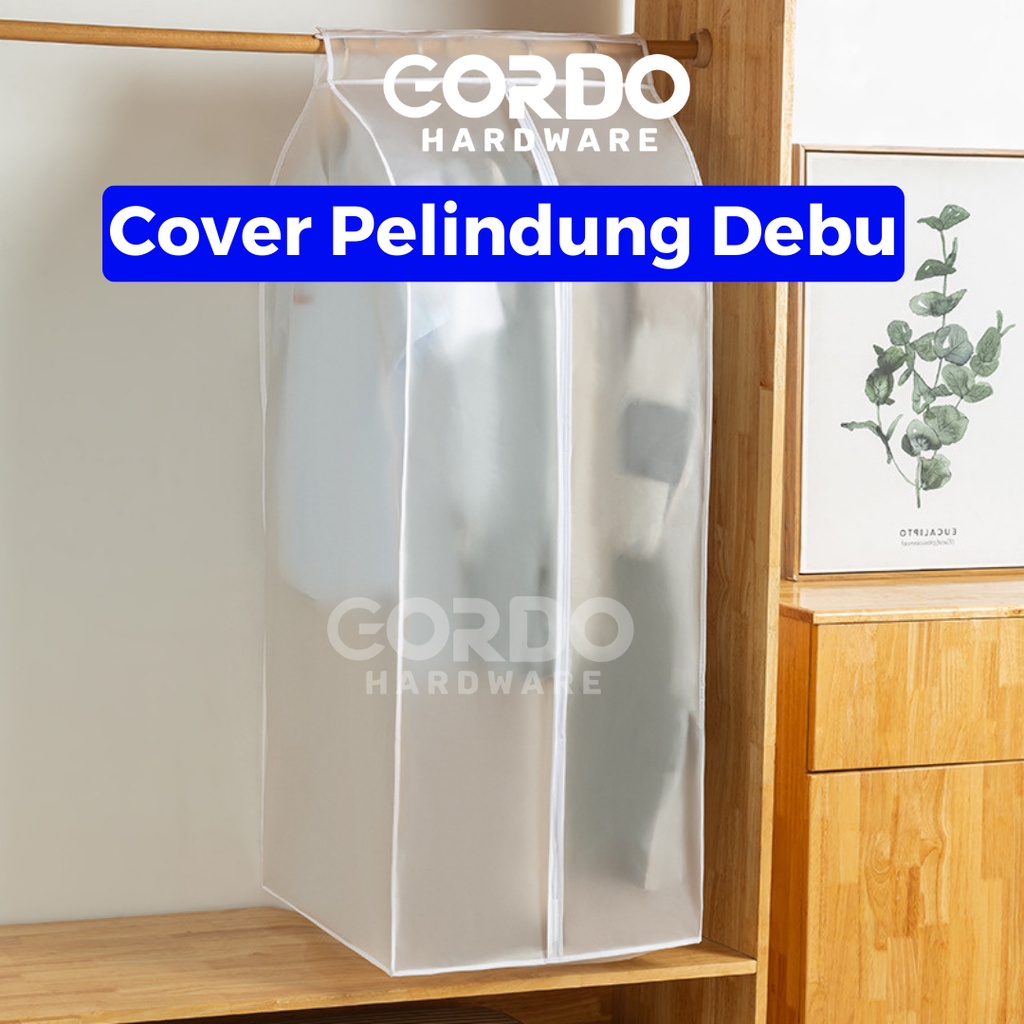 Cover Gantungan Baju Anti Debu / Plastik Baju Gantung / Cover Baju / Pelndung Baju Gantungan