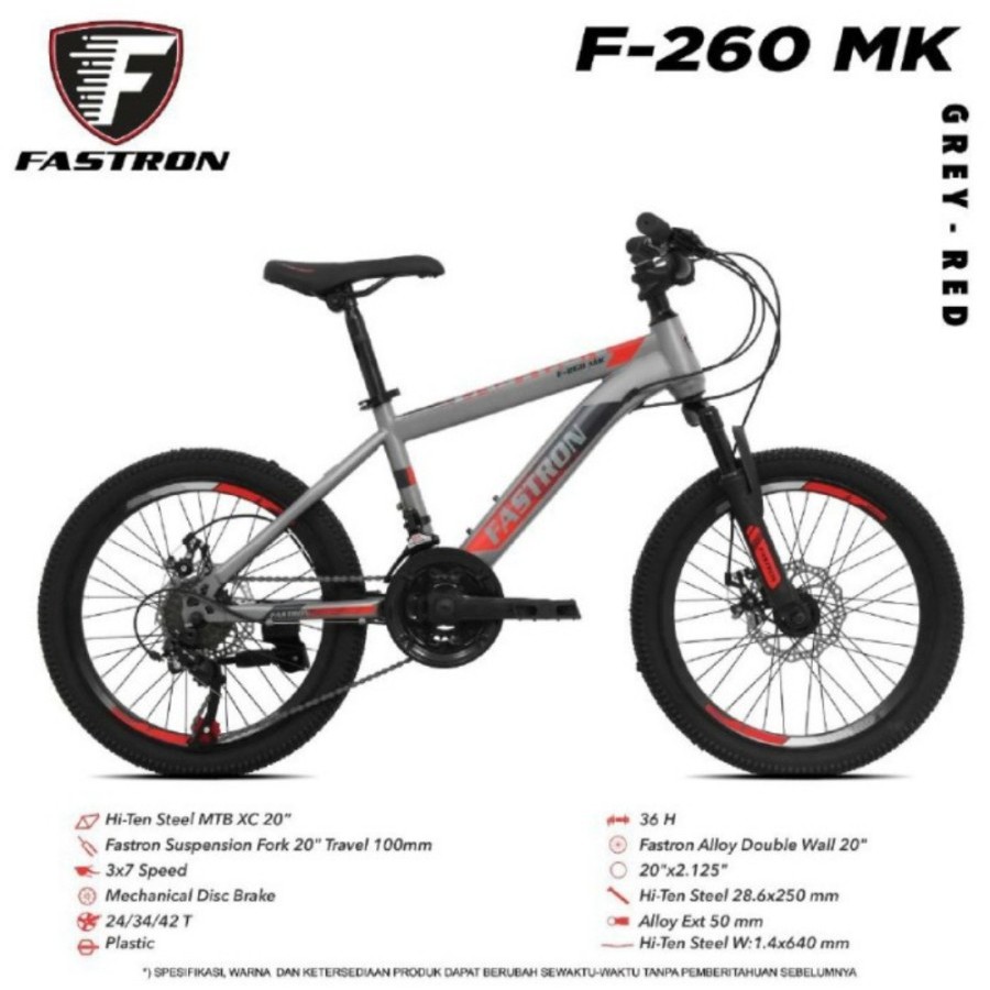 Sepeda MTB 20" Fastron F-260 MK