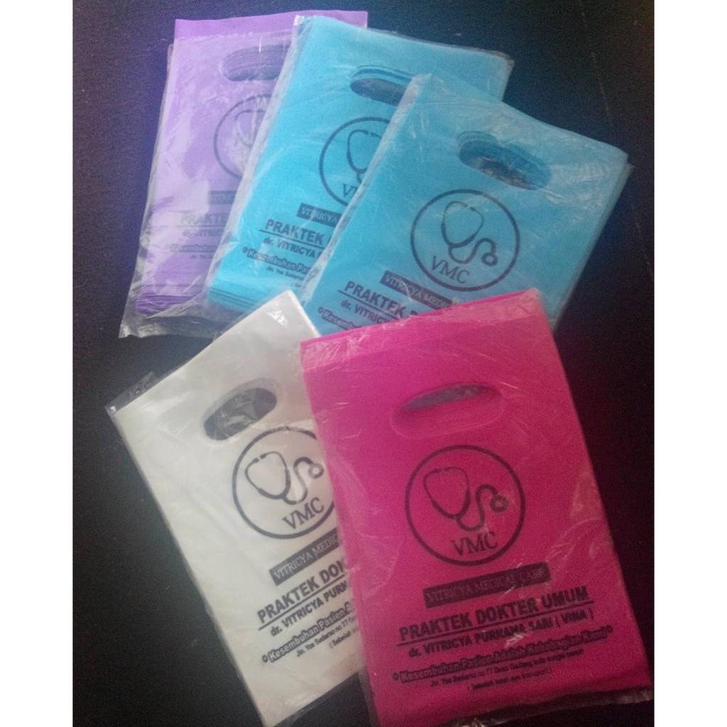 Plastik Sablon Plong Olshop / Kantong Plastik Olshop / Plastik Olshop