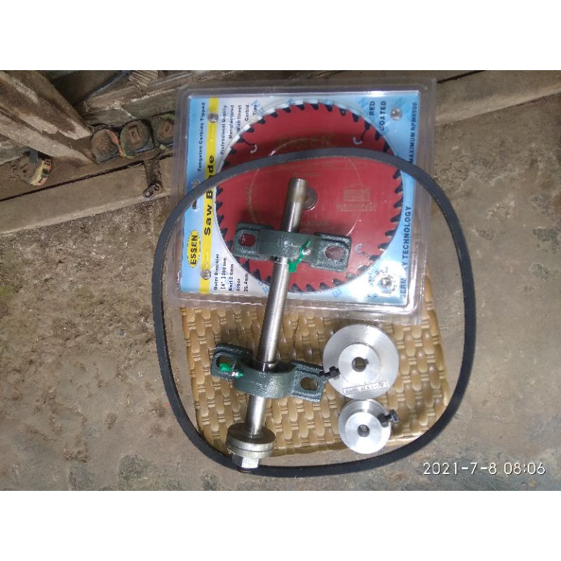 as gergaji serkel meja panjang 30cm lengkap mata gergaji 8inc