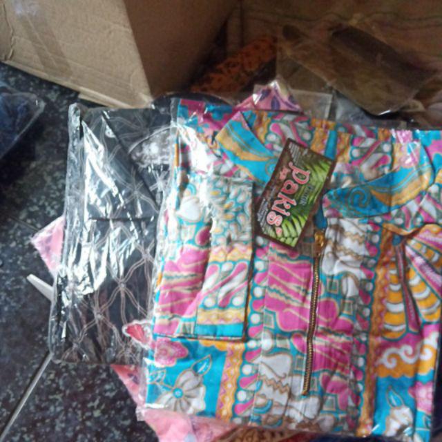 Maxi Cardi Mega Mendung Outer Batik Wanita Modis