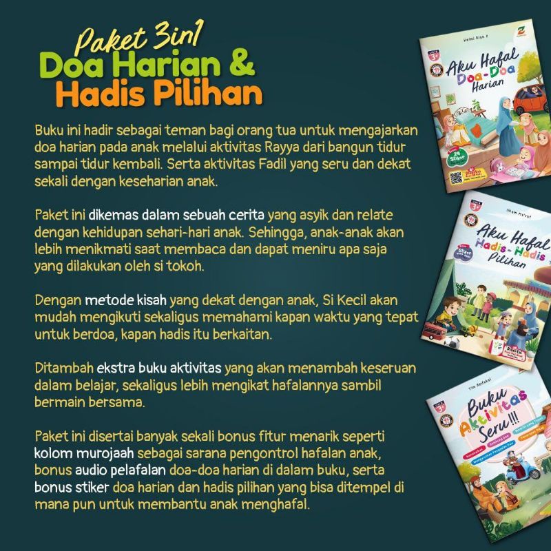 Jual Buku Anak Belajar Menghafal Doa Harian Dan Hadis | Shopee Indonesia