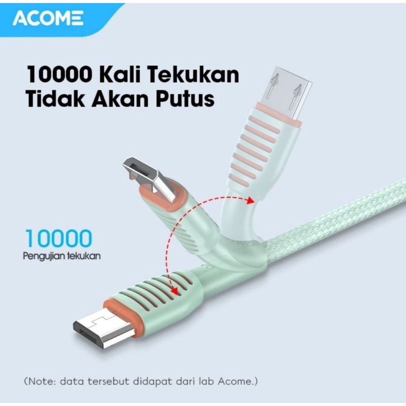 ACOME Kabel Data Micro USB Fast Charging