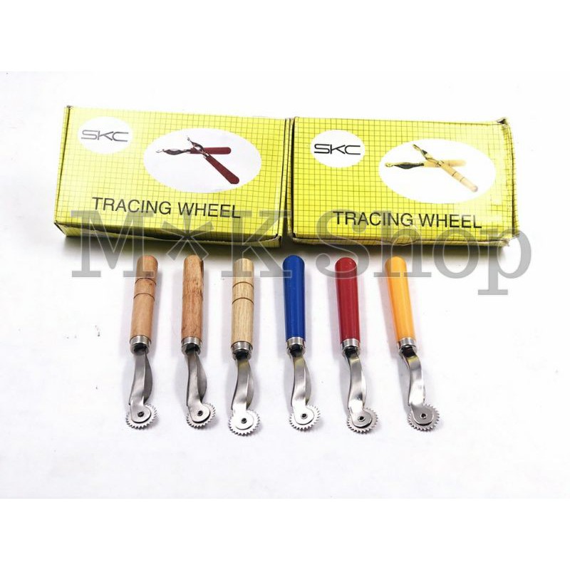 Alat penanda pola jahit /Rader/tracing wheel (plastik)