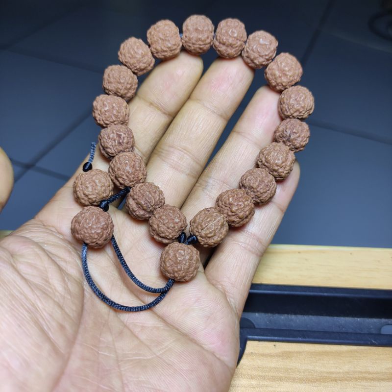 gelang rudraksha jenitri tali hitam